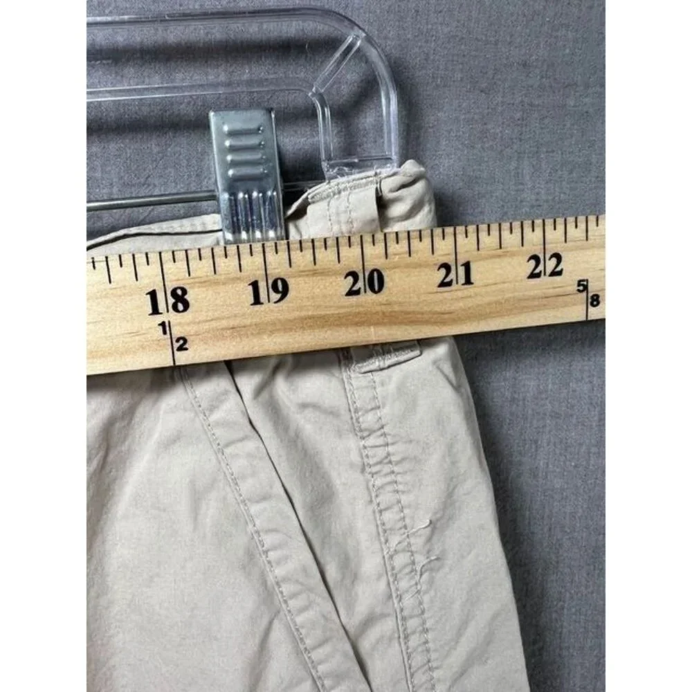 Columbia Shorts Mens 42 Beige Chino Belted Pocketed Zip‎ Button Outdoors Men.
